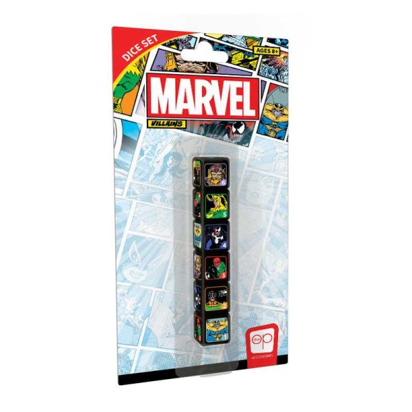 Marvel Villains 6PC Dice Set For Sale