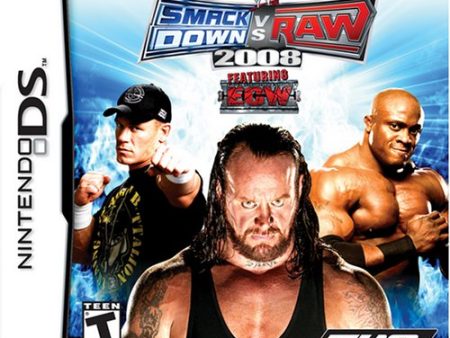 WWE SMACKDOWN VS RAW 2008  - DS For Sale